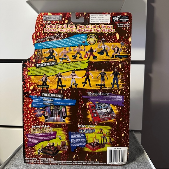 NIP WWF WWE Maximum Sweat 4 - DROZ by Jakks Pacific 1999 NEW - Picture 5 of 6